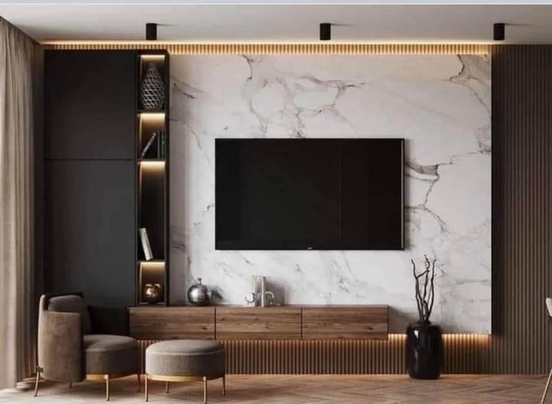 Paneles decorativos de mármol PVC: Elegancia y durabilidad en tus pare, image size:1125x824