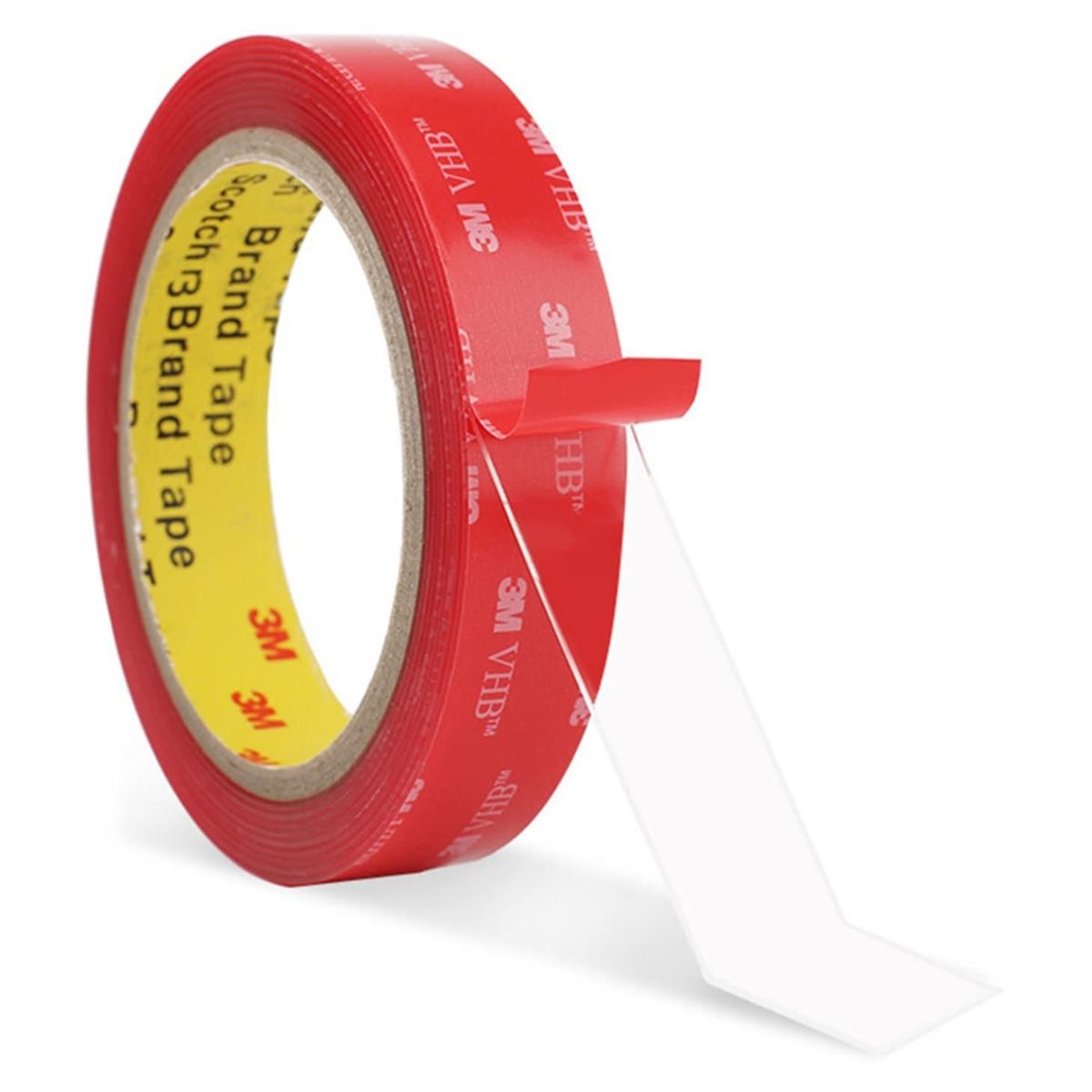 Cinta doble contacto 3M VHB transparente. 3/4" 20 mm x 3 mts waterproof. Tape. 1 mm espesor