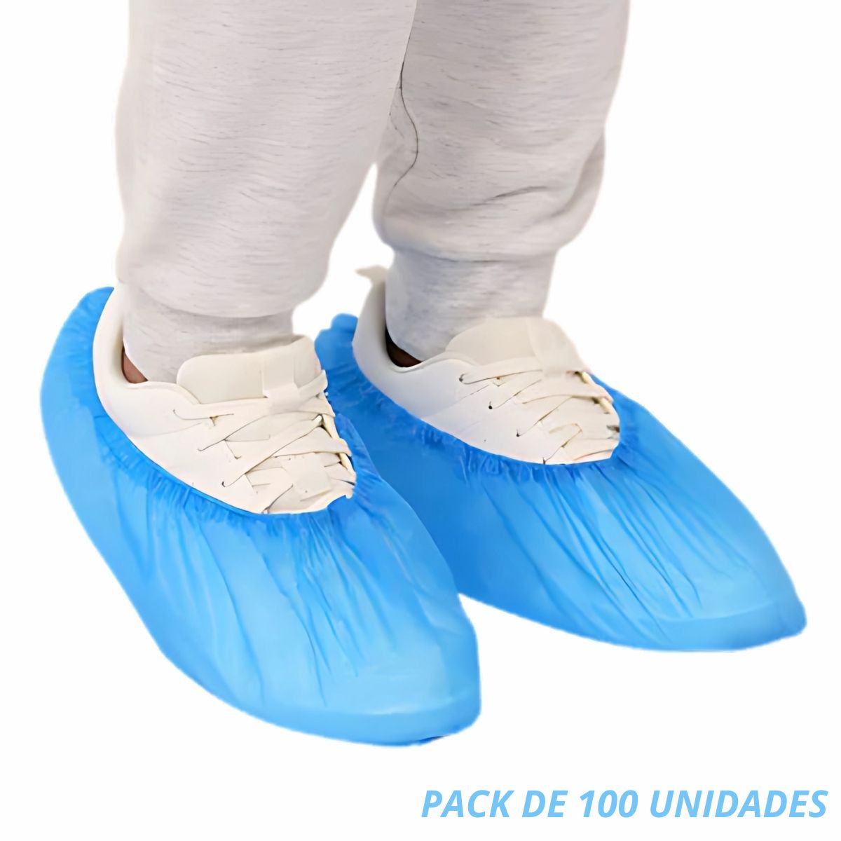 Cubre zapatos desechables. Talla universal. (PACK DE 100 UNDS) Antideslizante. Cubre calzado. 1.0gpe