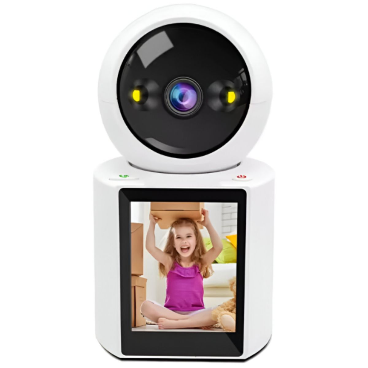 Cámara de video bidireccional. Cámara de seguridad WiFi para videollamada. 2MP