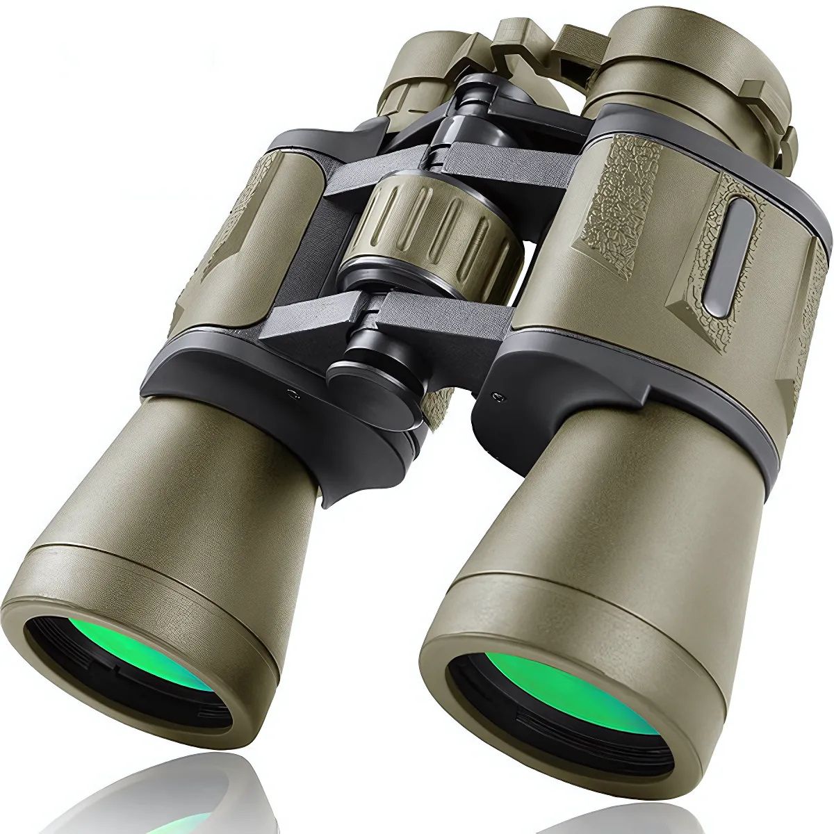 Binoculares de Largo Alcance 20 X 50. Prismáticos Compactos Impermeables para Caza, Observación de Aves y Estrellas.