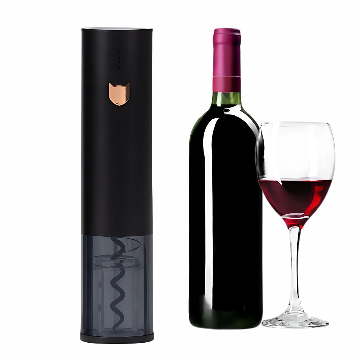 Sacacorchos Automático con Expulsión de Corcho. Abridor de Vino Eléctrico. De Alta Calidad.
