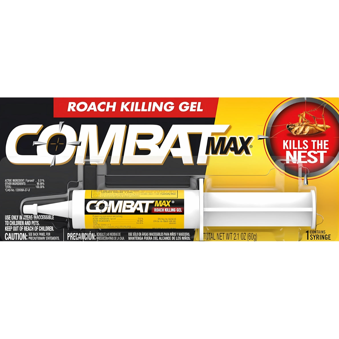 Insecticida gel mata cucarachas COMBAT MAX.
