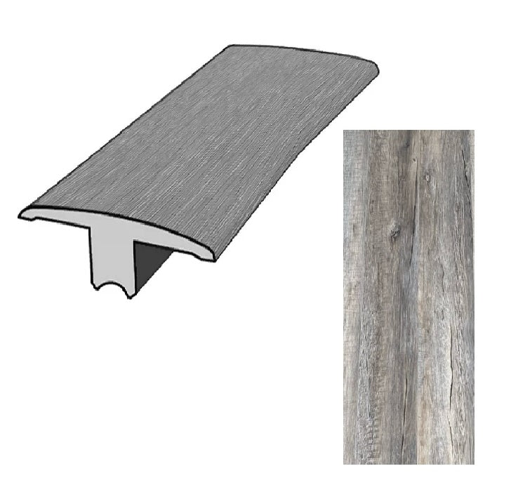 Transición tipo T para piso SPC DE159 Madera Ash Oak 2400 mm