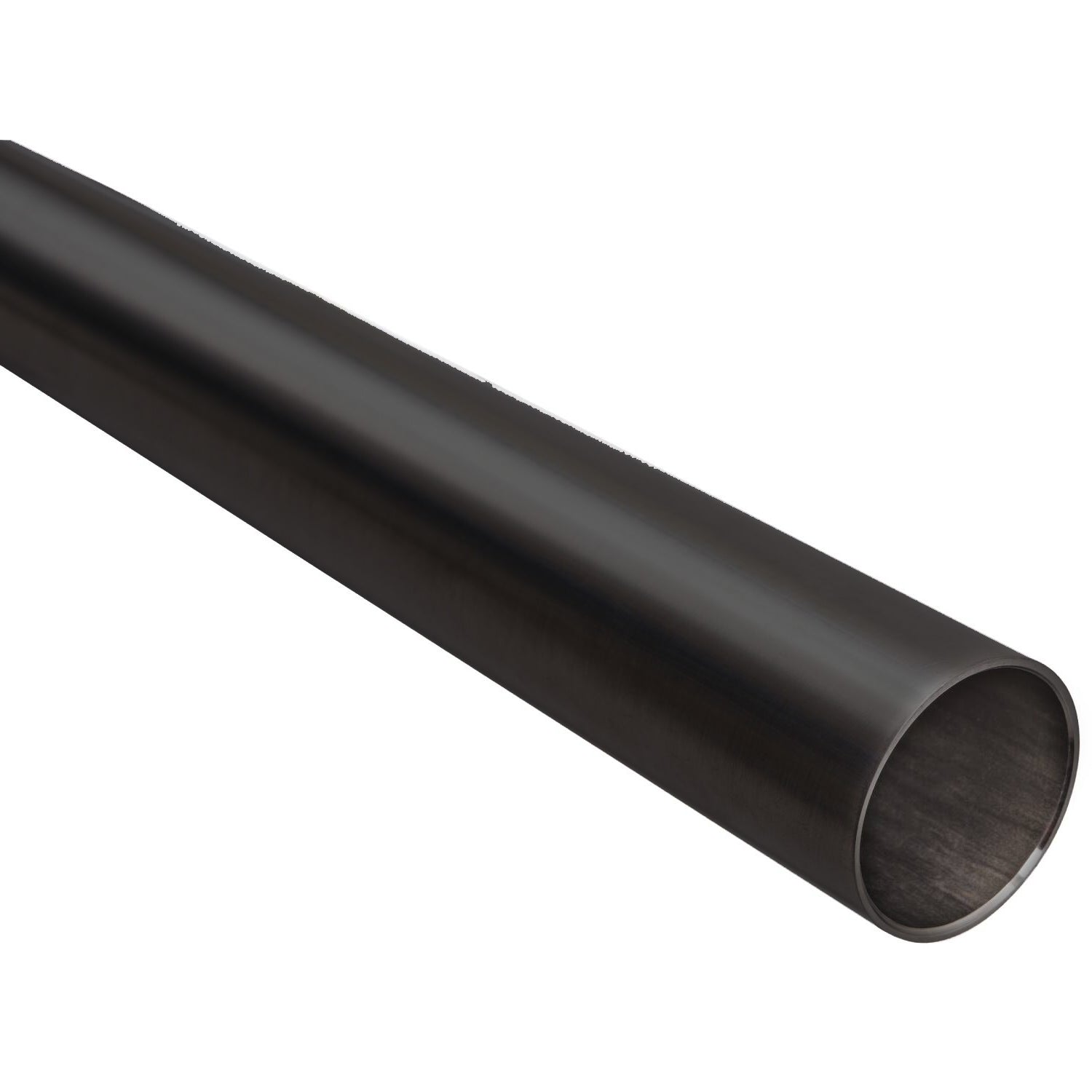 TUBO REDONDO, DIA-42.4x1.5 mm 5 mts, Inoxidable negro satinado 304SS-PVD