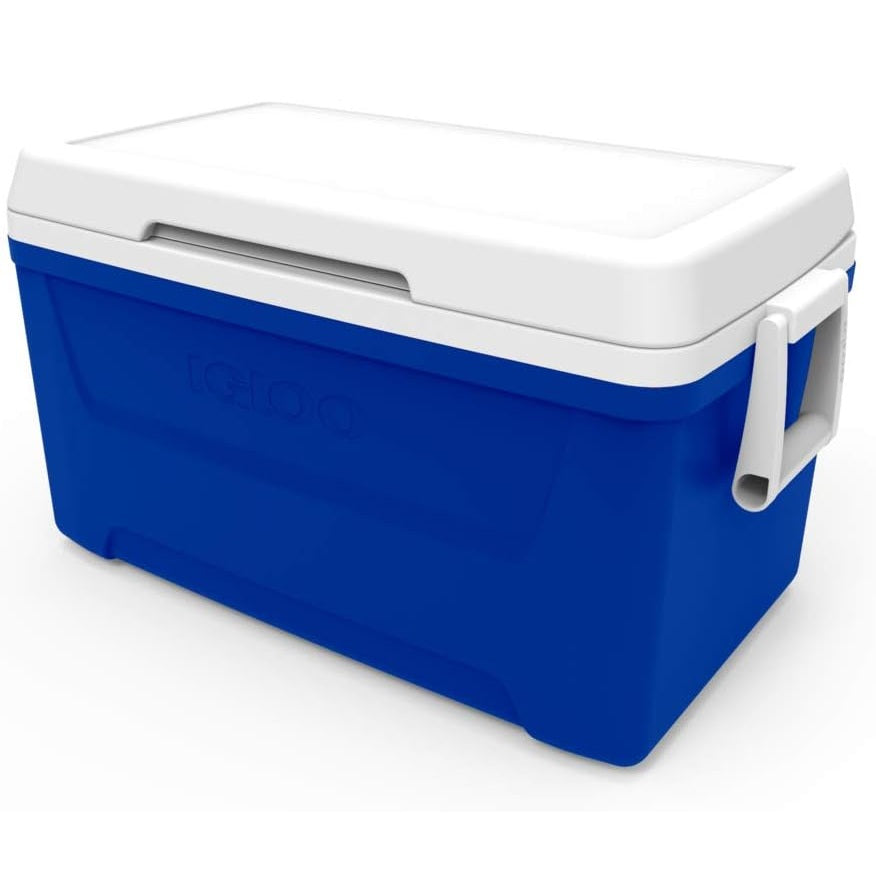 Cooler de 48QT Igloo Laguna Azul Hielera grande para paseos y pesca.