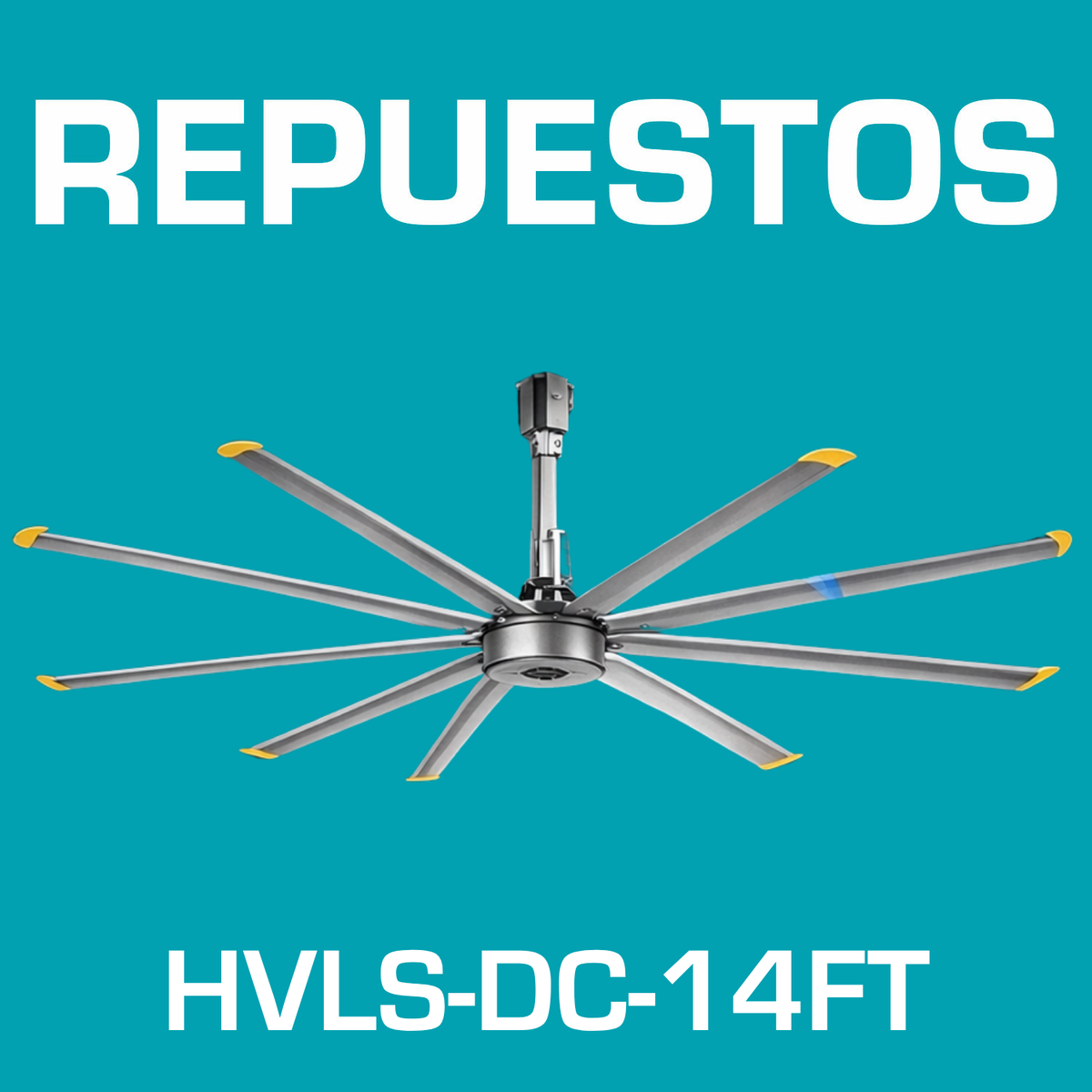 Repuestos de Abanico de techo industrial HVLS-DC-14FT