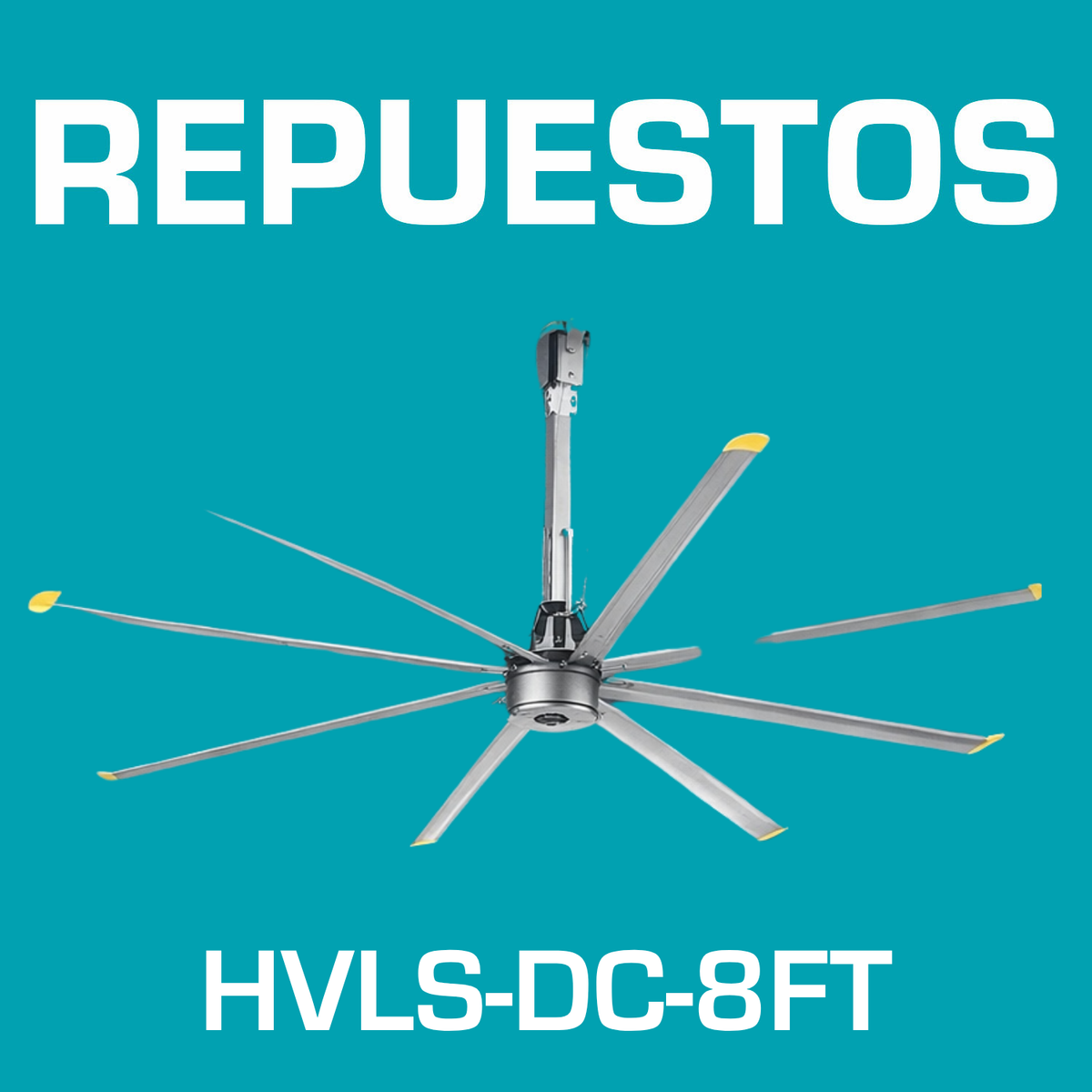 Repuestos de Abanico de techo industrial HVLS-DC-8FT