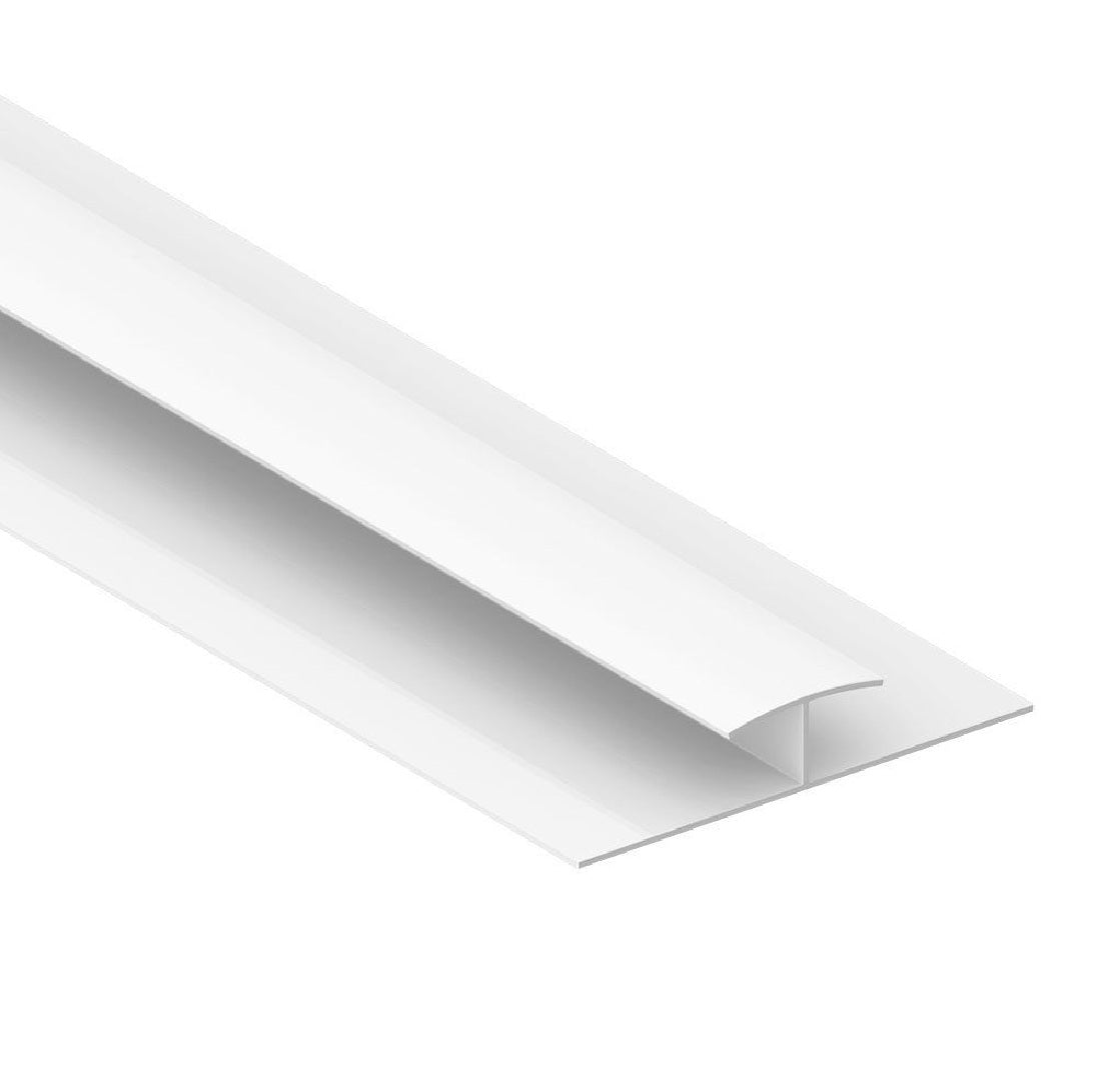 Union tipo H accesorio Cielo Raso PVC techo Blanco 5.95m Resistente a Humedad Fácil Instalación Alta Durabilidad