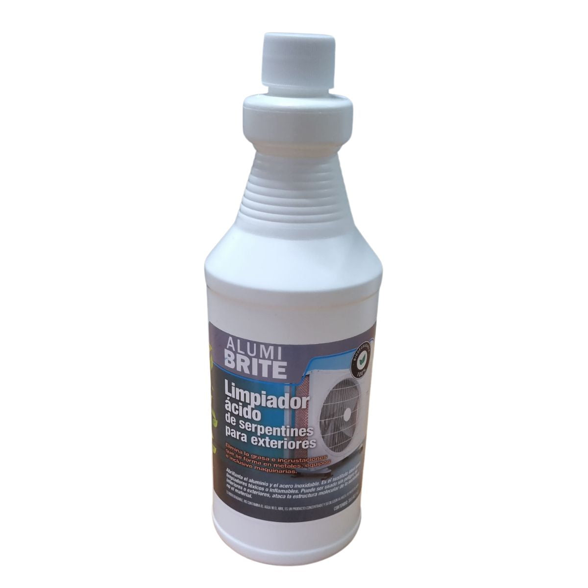 Limpiador ácido de serpentines y bobinas de aires acondicionados. abrillantador de aluminio y acero inoxidable. 33.8oz (1L)