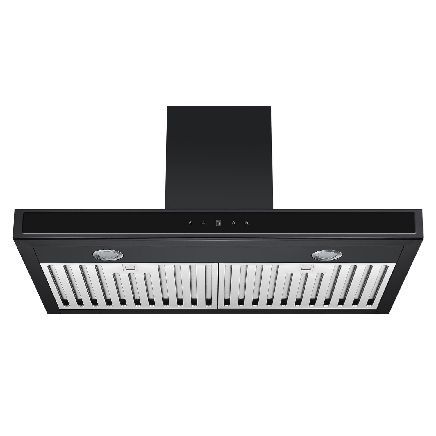 Extractor de grasa Quadrato 90. Color negro.