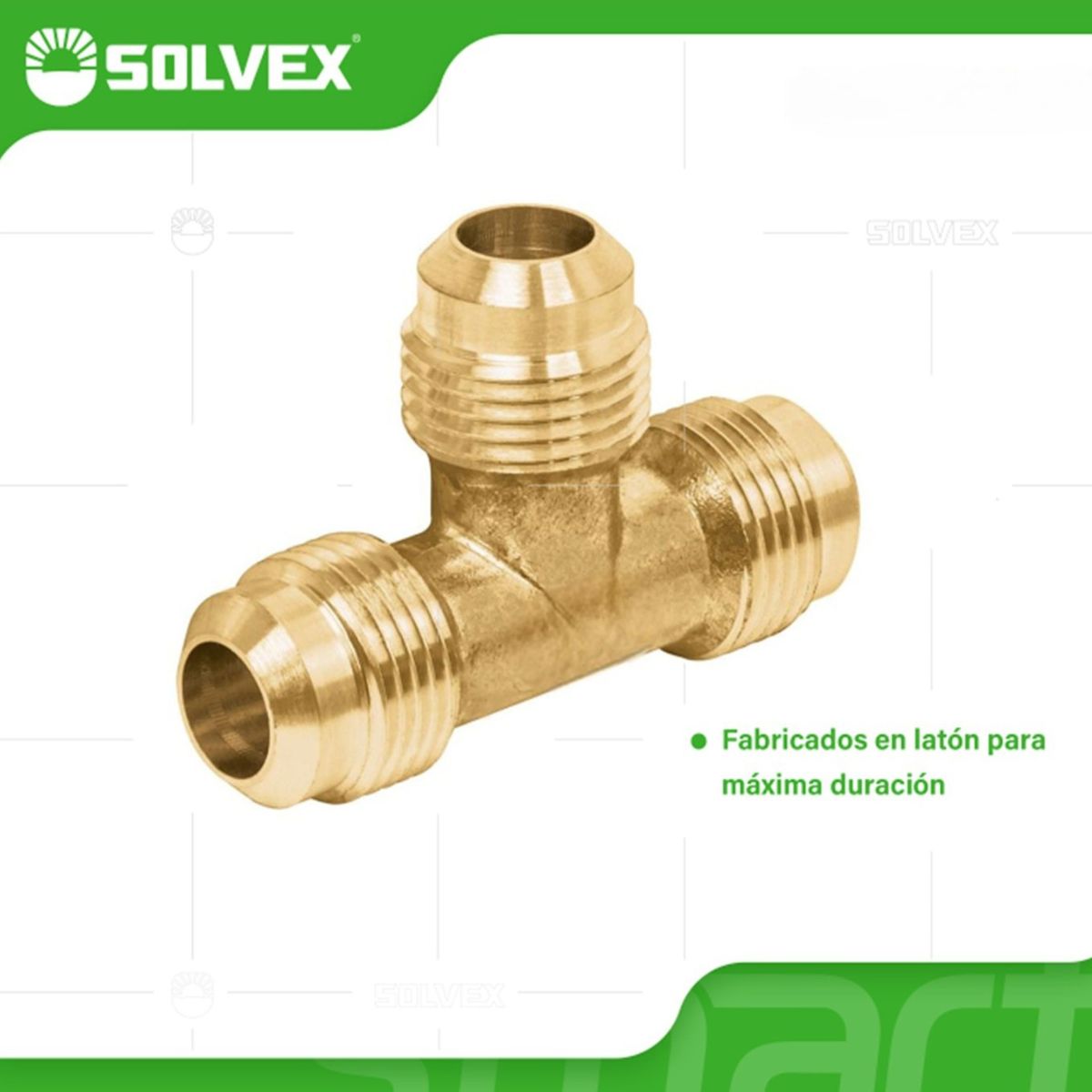 Conectores Tipo T Flare De Latón. Tee Unión De 3 Vías Para Gas Y Plomería.
