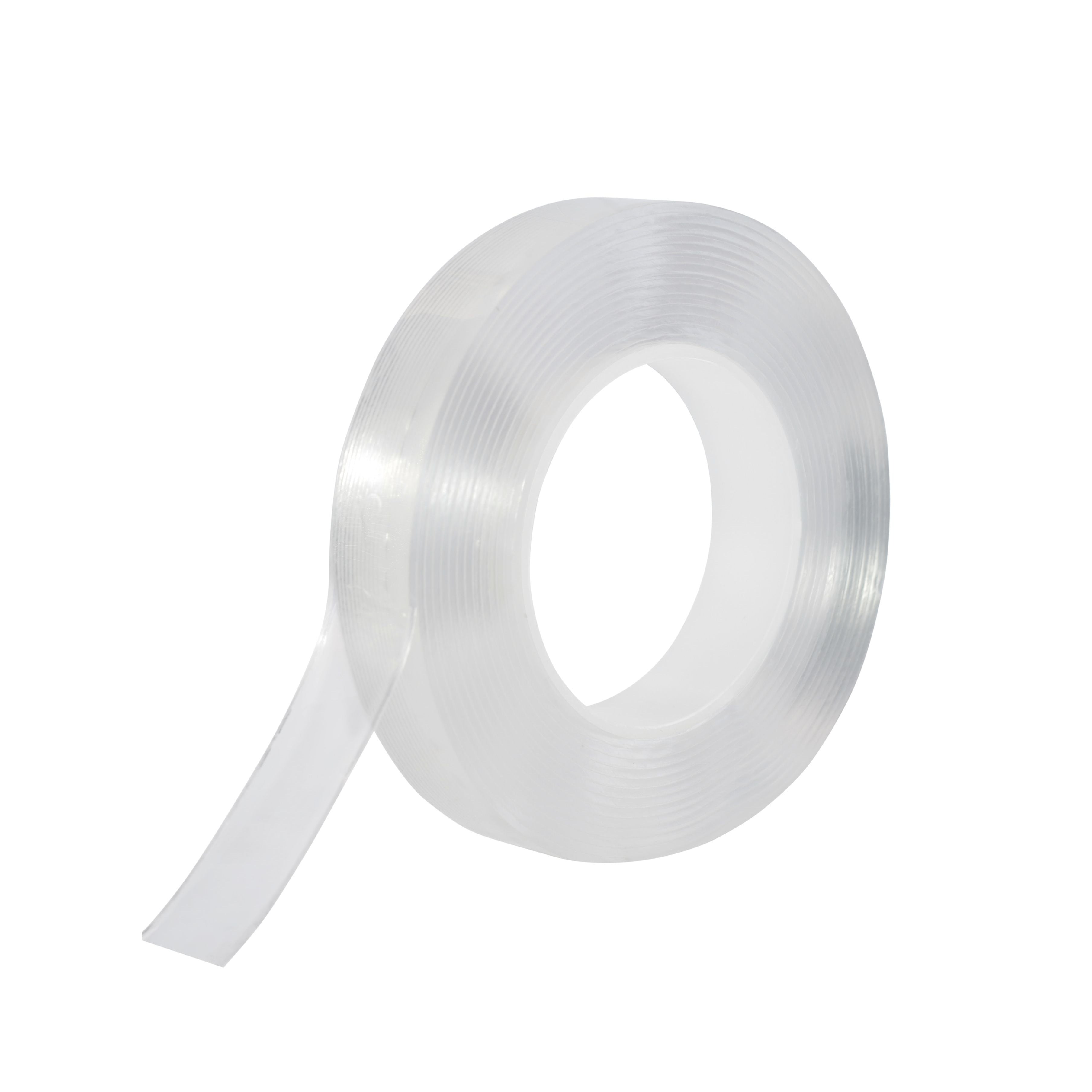 Cinta Doble Contacto Transparente. Tape Doble Contacto Tamaño 24mm X 5 Metro Largo.