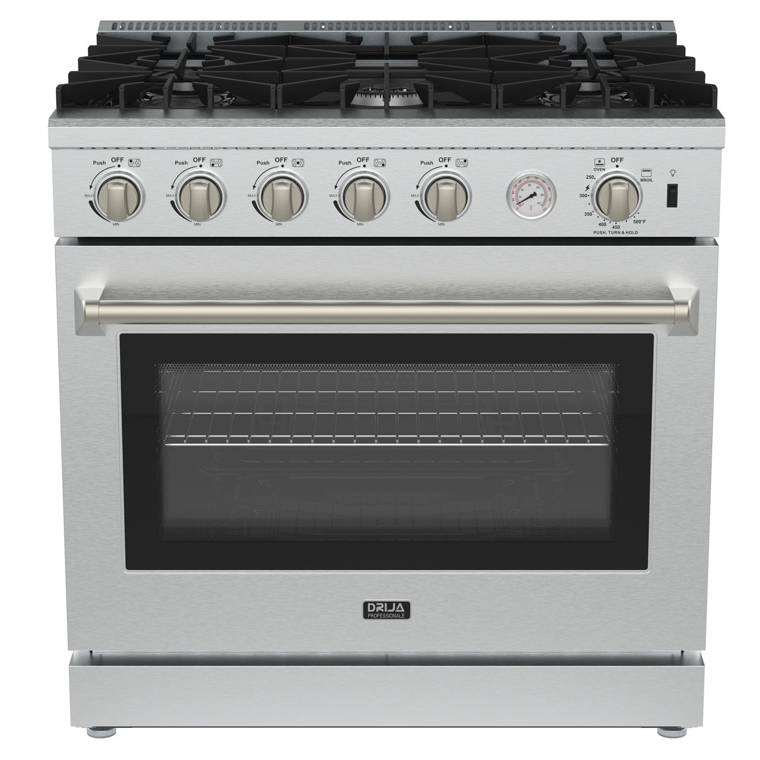Estufa a gas Venecia 90. Color Inox.