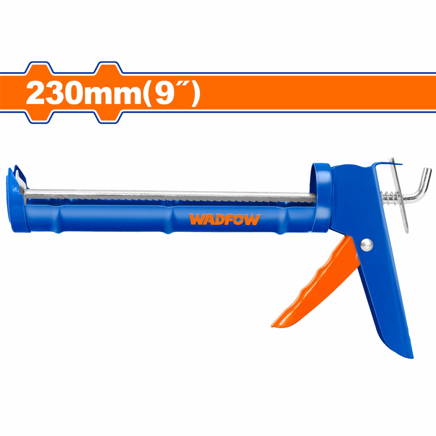 Pistola de Silicón de 9" Calafateadora Sólida. Espesor 0.6mm. Diámetro 51mm.