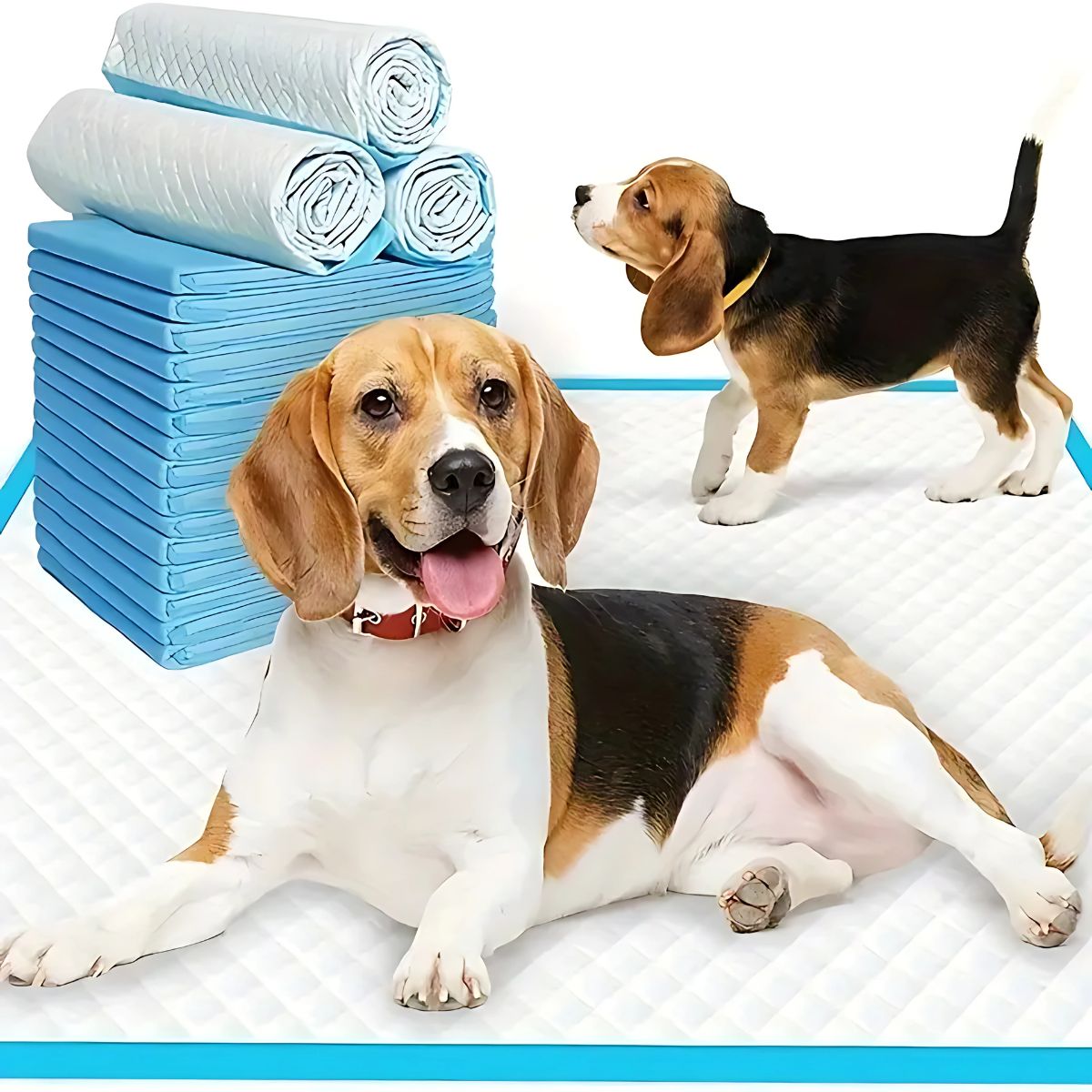 Pads De Entrenamiento Desechables Para Perros Mascotas 33Cm X 45Cm. (Pack De 10 Unidades)