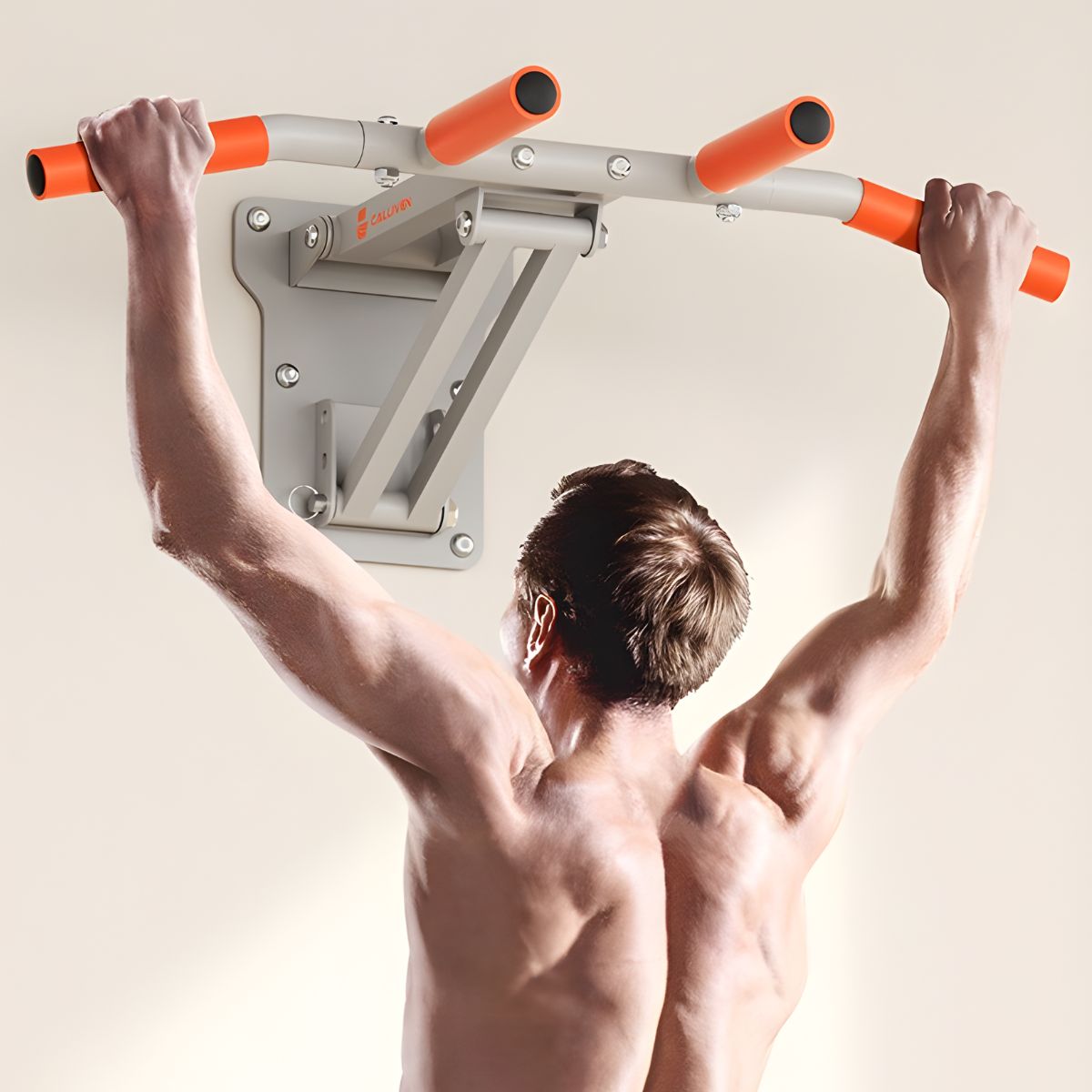 Barras Paralelas Power Bracket Fija Plegable De Pared Para Entrenamiento Multifuncional Y Ejercicios De Fuerza. Barra Para Pull up