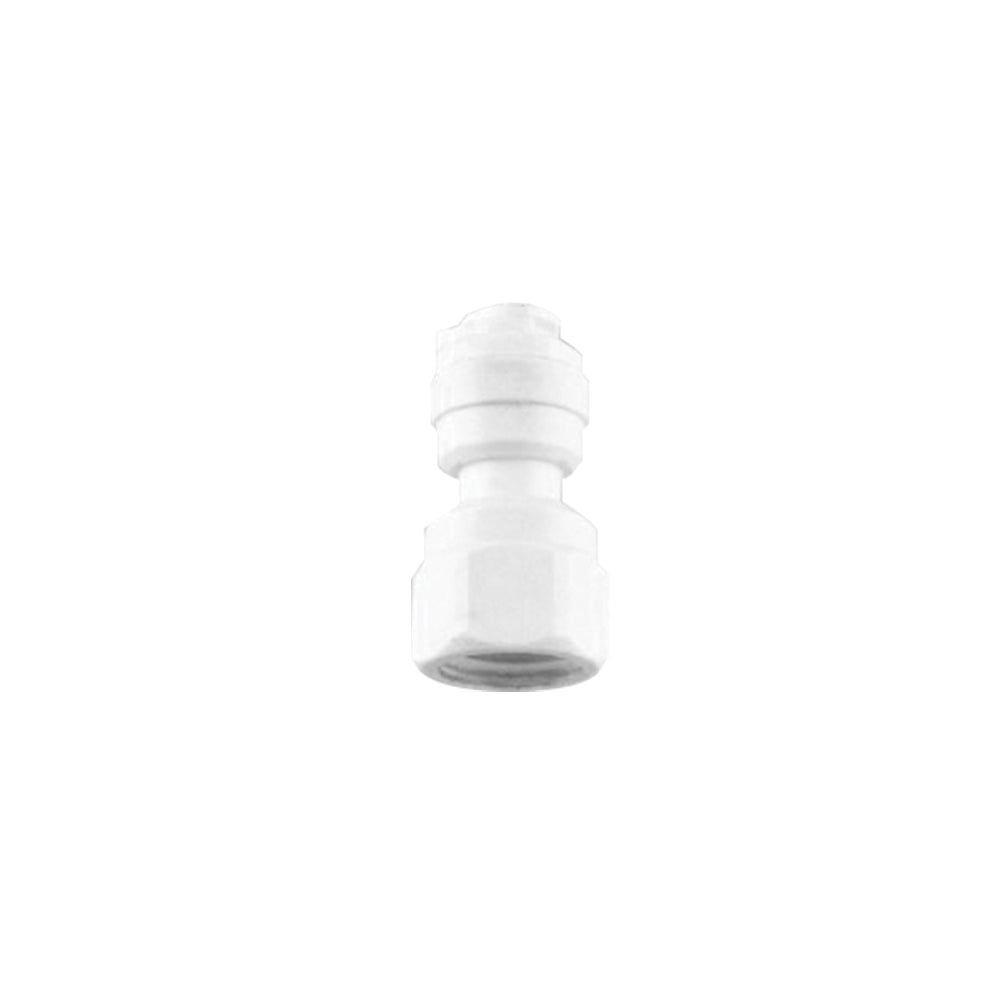 Conectores rápidos agua adaptadores de 180 grados, Rosca hembra x Tubo Ø.