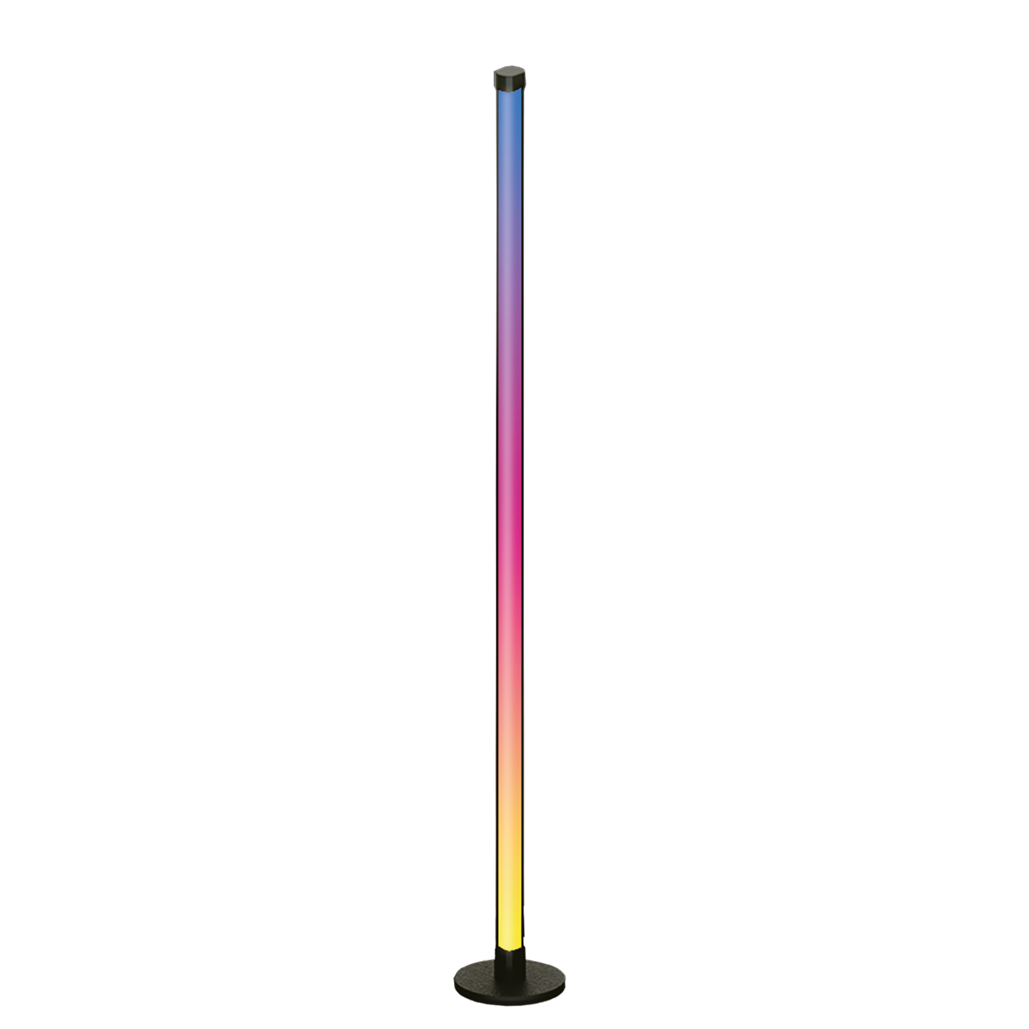 Lámpara de Pie LED RGB Inteligente de 38W 1200 Lúmenes. Barra de Luz con Bluetooth con Sincronización Música. Control App y Remoto (1.2m)