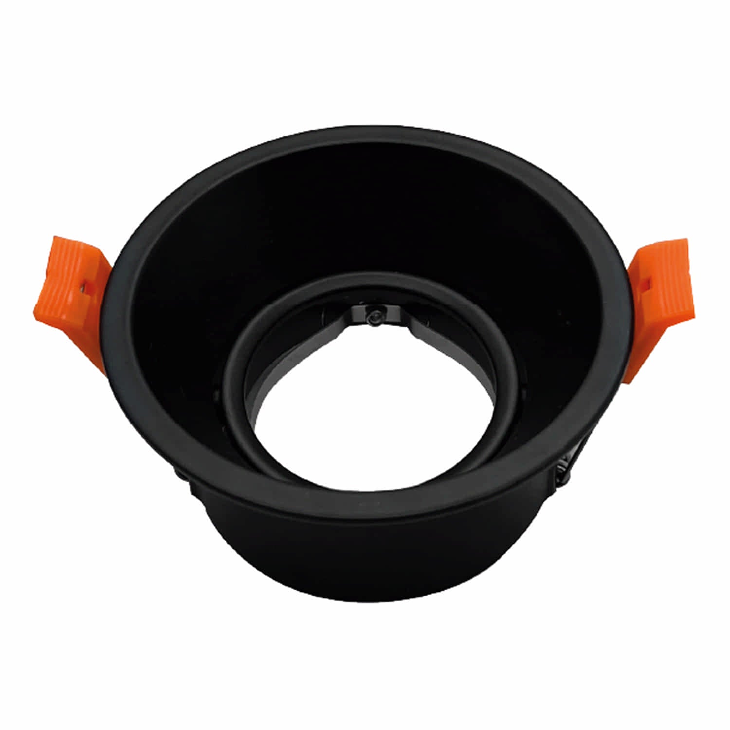 Ojo de Buey 1xGU10 Aluminio Negro para Interior y Exterior. Direccionable. Redondo. Empotrable.