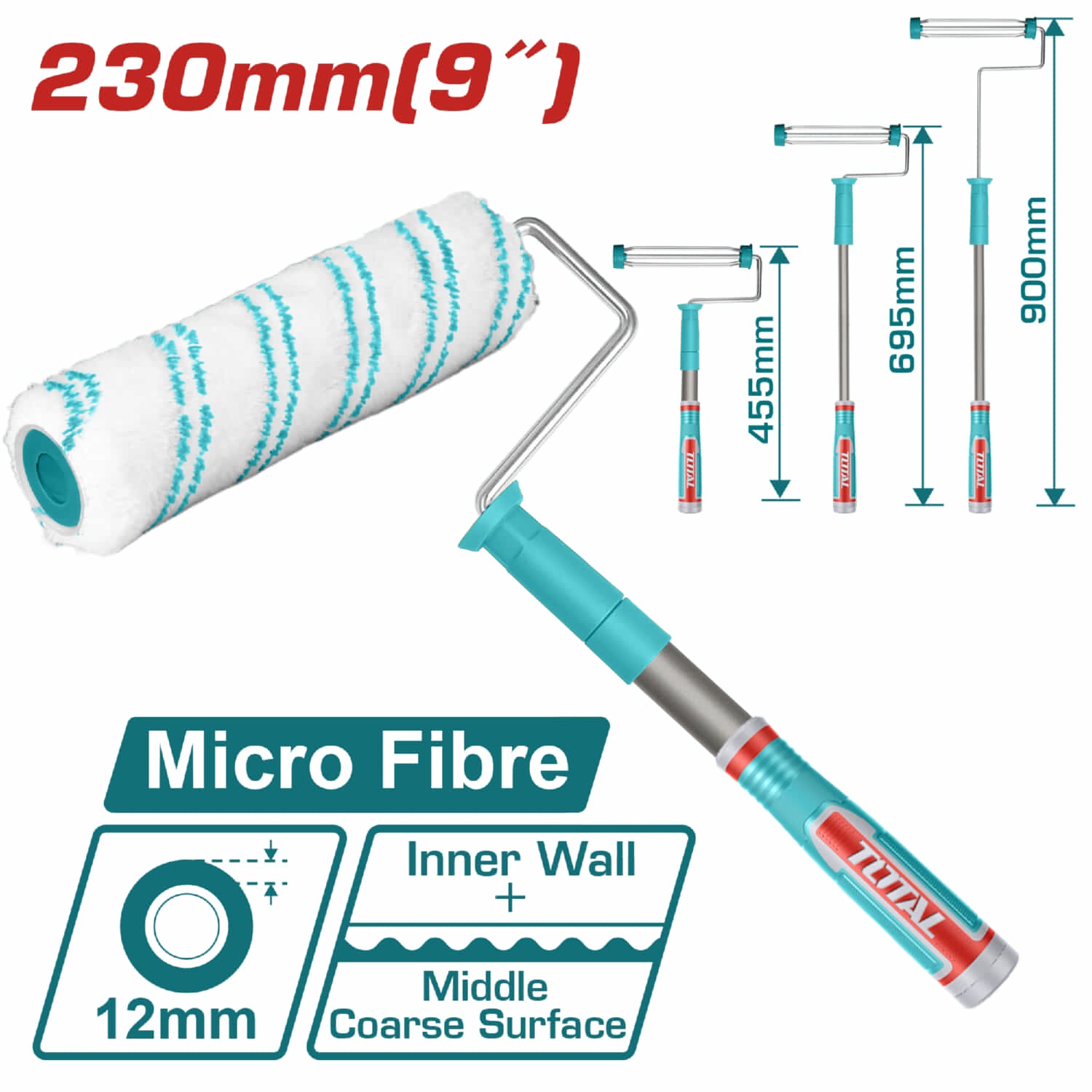 Aplicador De Tinta Para Pintar Con Rodillo De Goma, 3 Unidad | Cuotas