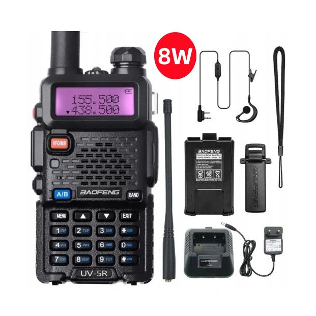 Radio de Doble banda 144-148/420-450Mhz. Bidireccional.