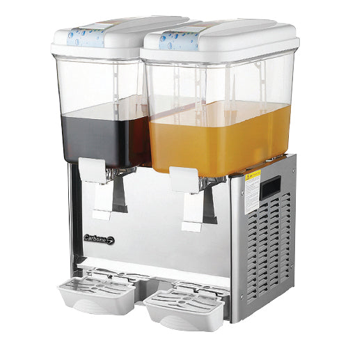 Dispensador para bebidas frias 18Lx2 480*460*740mm 110V/60htz. Rango 7-12 °C (Garantía 1 año)