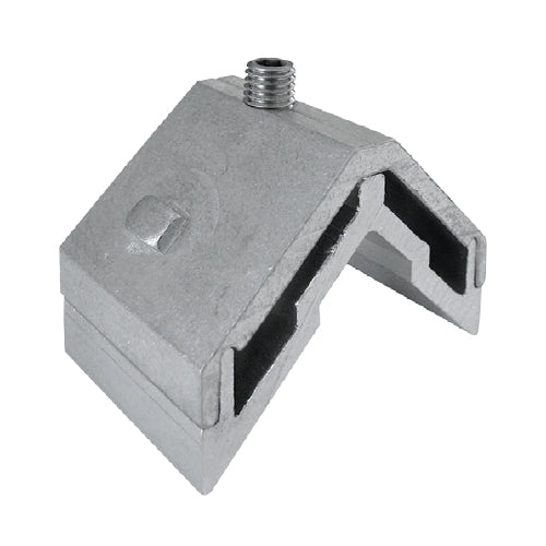 Escuadra de teton fijo de 23x15mm para hoja y marco de serie perimetral de 70 mm y corte recto.