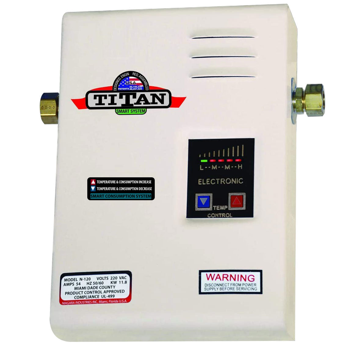 Calentador De Agua Eléctrico De Paso 18 Litros De