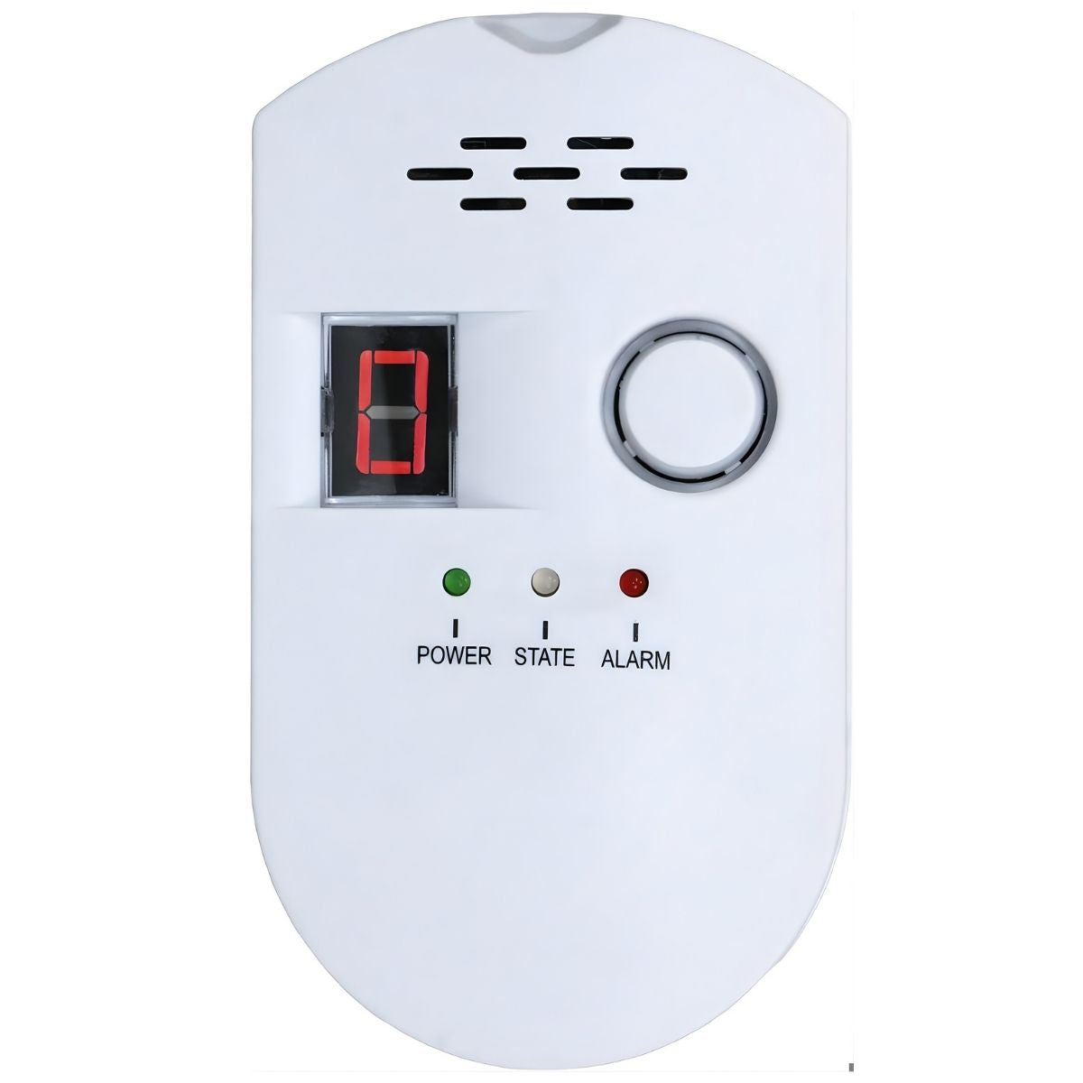 Detector De Gas Combustible Con Pantalla LCD Y Alarma 85 dB. Sensor Para Gas Natural, GLP, Propano Y Butano