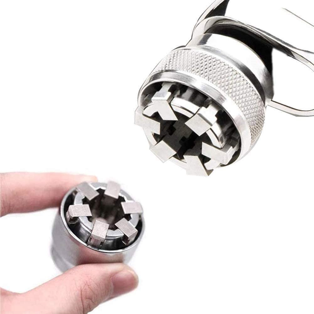 Llave ajustable 3/8 pulg, socket mágico.