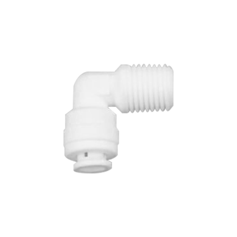 Adaptadores codos roscados machos de 90 grados Rosca X Tubo Ø