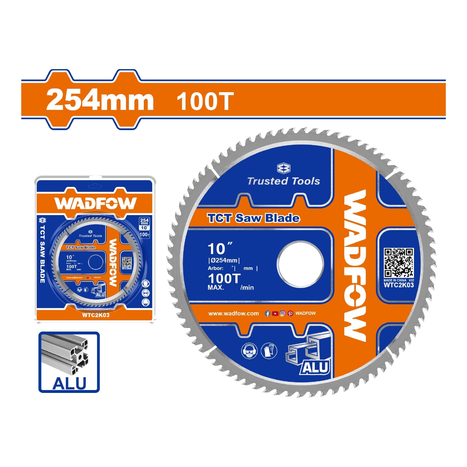 Disco De Corte Sierra TCT 10" 100T Anillo Reductor 16mm Corte De Madera. Ideal Sierra Circular.