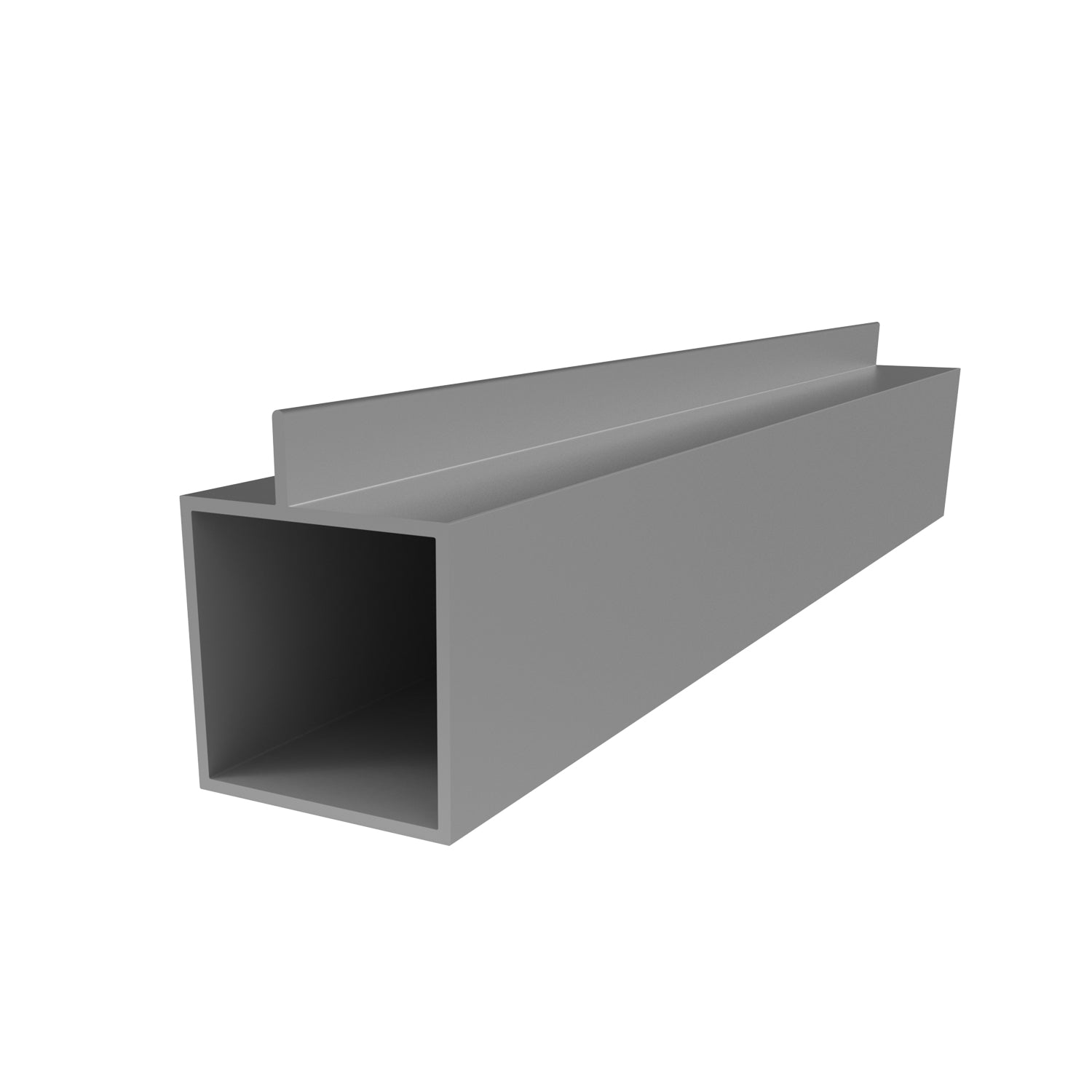 TCE-2 Perfil Hoja Puerta de 1 3/4" x 1 3/4" Aleta Descentrada. E = 1.8 mm. L= 5.85 m SILVER