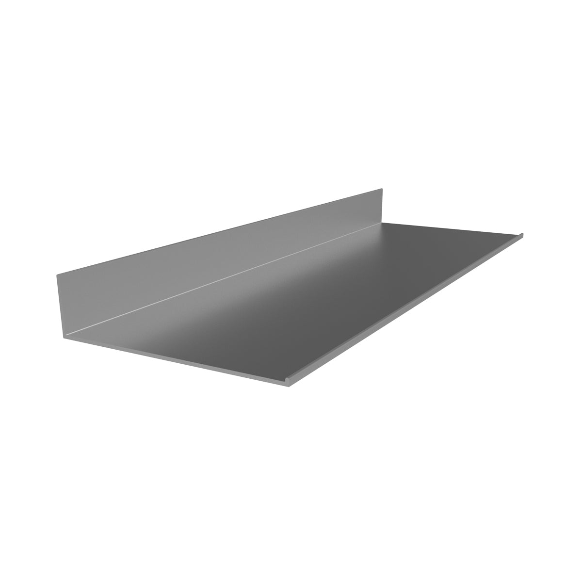 AR-13 Angulo forma L de 4"x1" Espesor 1.6 mm. Largo 5.85 mts. Acabado Anodizado Silver 15 Mi