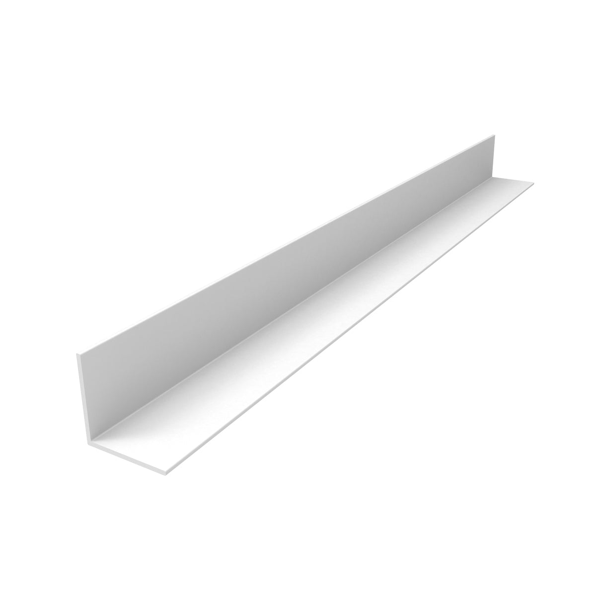 AR-4 Angulo de 1" x 1" Espesor 1.4 mm. Largo 5.85 mts. Acabado Lacado Blanco.