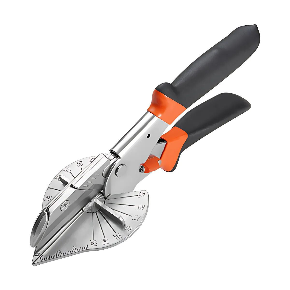 Tijeras Angulares Profesionales. Corte Preciso en 45°, 60°, 75°, 90°, 105°, 120° y 135°. Ideal para Molduras y Canaletas. Corte angular.