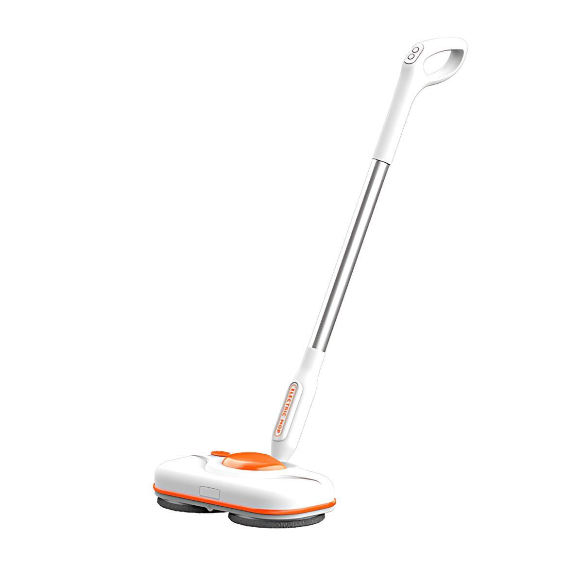 Mopa Eléctrica Inalámbrica con Autolimpieza. Barre, Trapea y Desinfecta. Tanque 750ml, Luz LED y Cabezal Giratorio 90°.