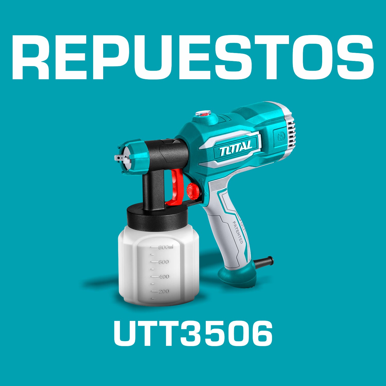 Repuestos Pistola Spray para Pintar. Codigo UTT3506