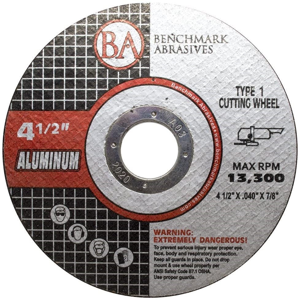 Disco de Corte de Aluminio 4.5" x 0.5" x 0.5" (1 PZA)