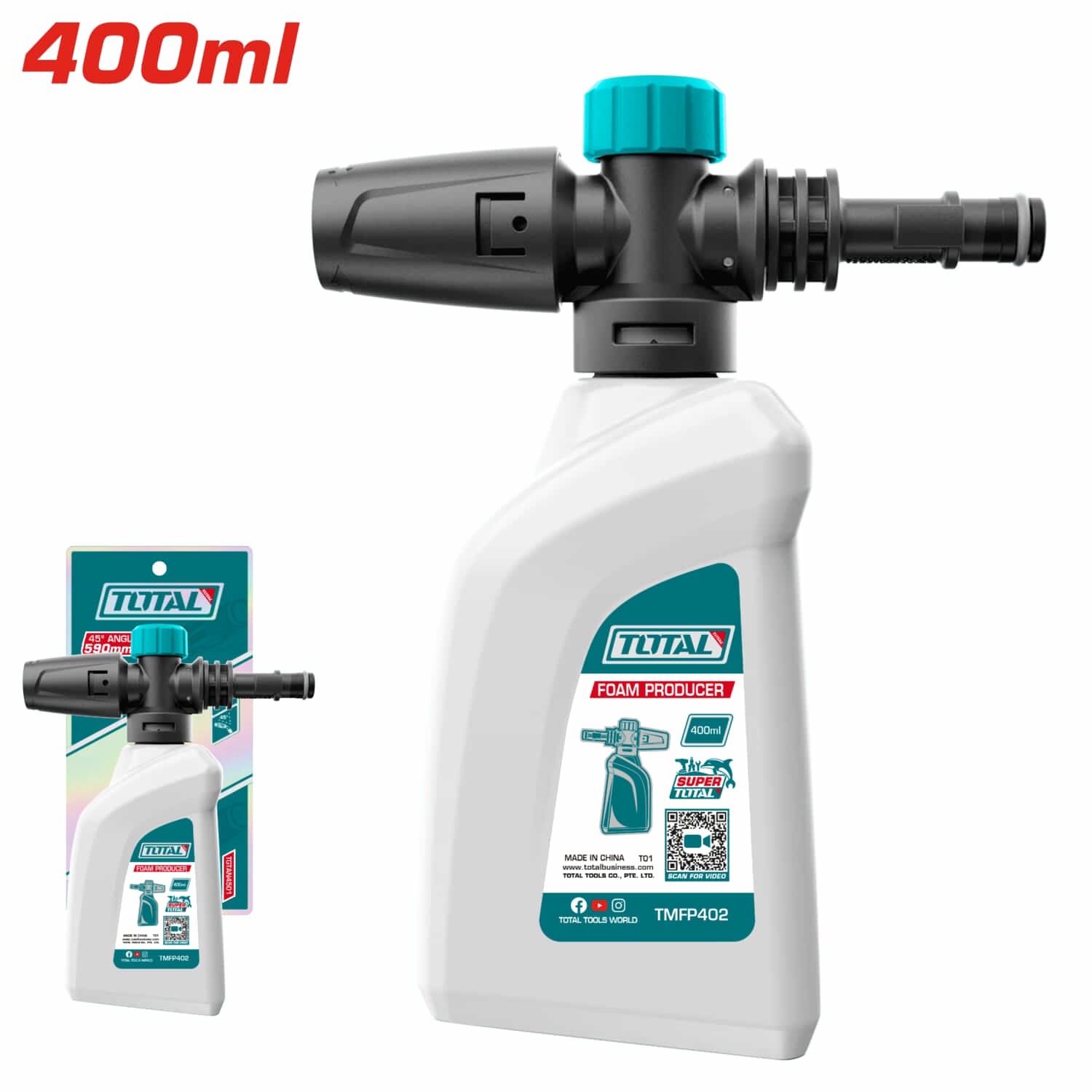 Boquilla De Espuma De Jabón Shampoo Para Hidrolavadoras Total UTGT1131