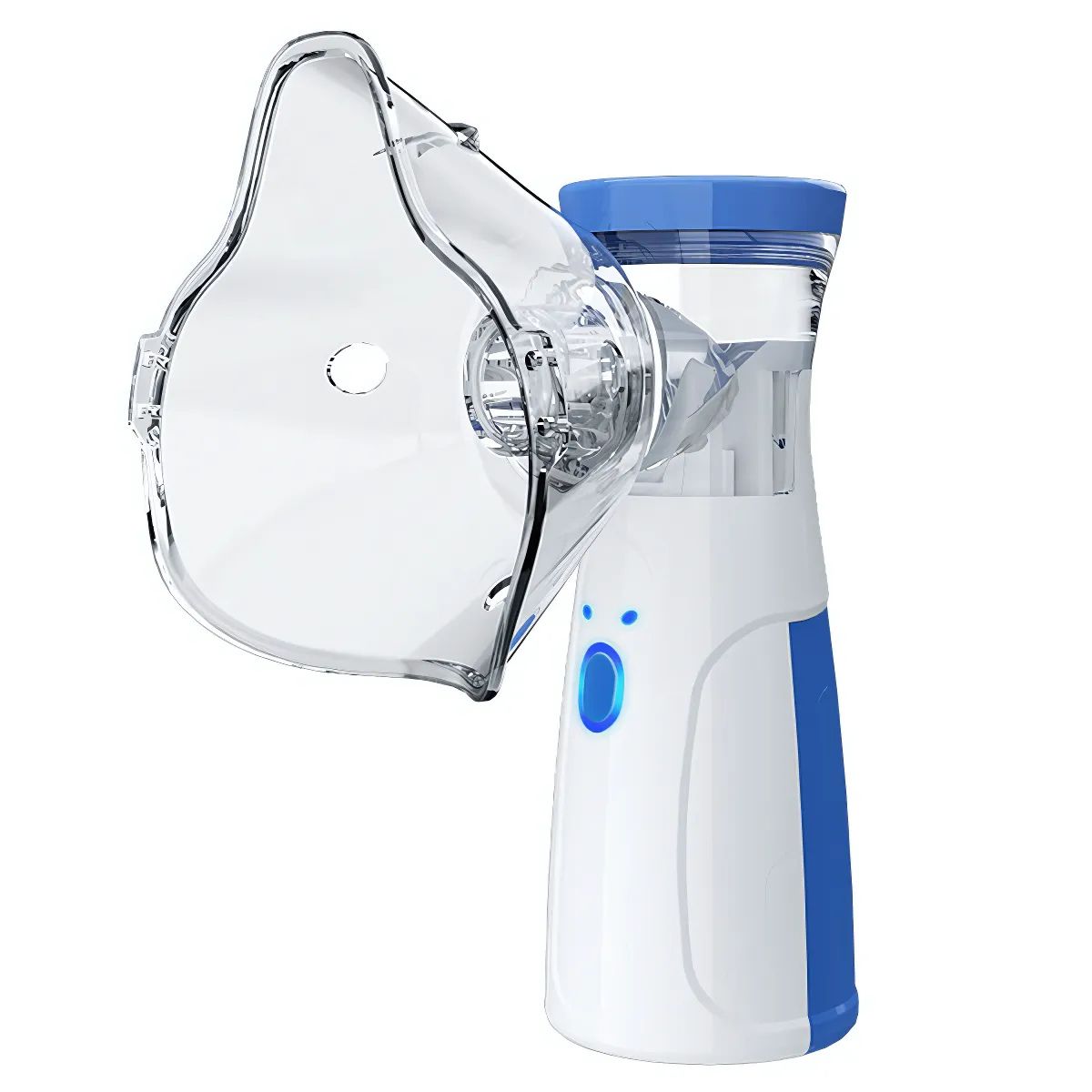 Nebulizador portátil de malla ultrasónica. Inhalador mini silencioso 8ml. Recargable USB-C. Ideal para adultos y niños.