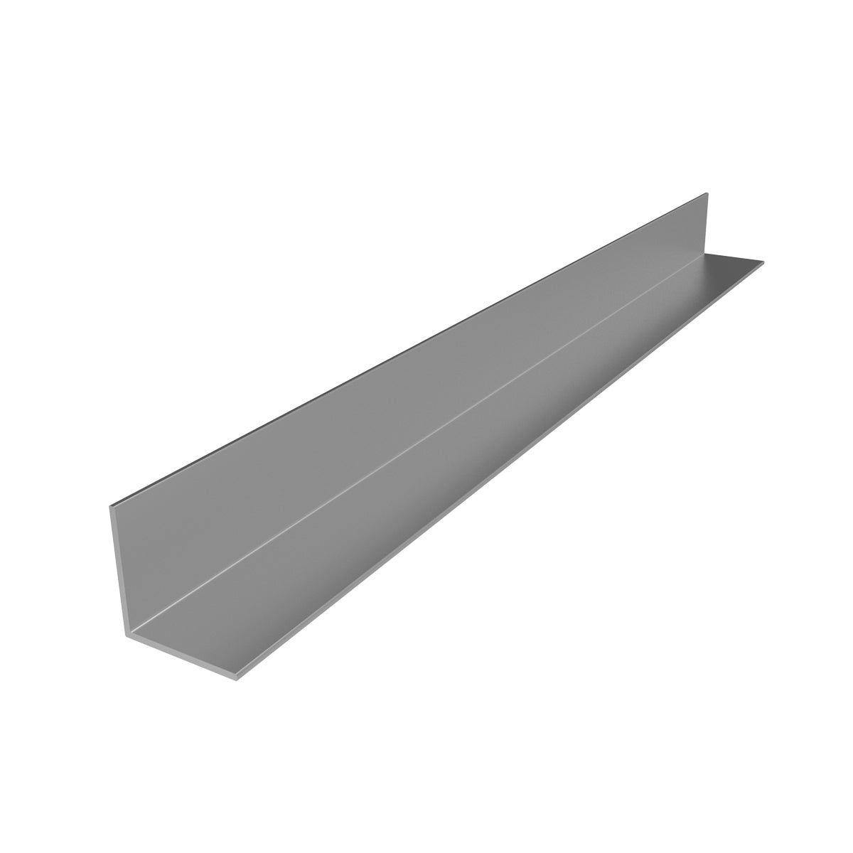 AR-4 Angulo de 1" x 1" Espesor 1.4 mm. Largo 5.85 mts. Acabado Anodizado Silver 15 Micron.