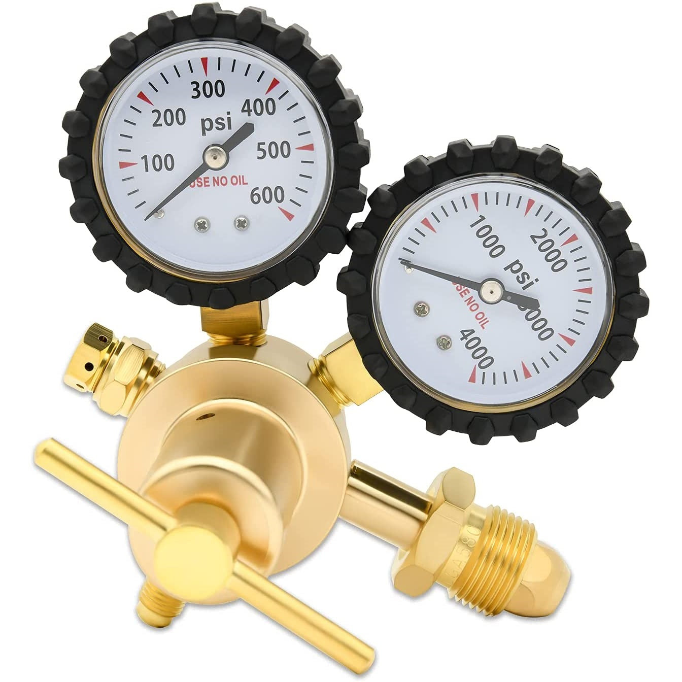 Regulador Medidor de presión de nitrógeno HVAC. manometro