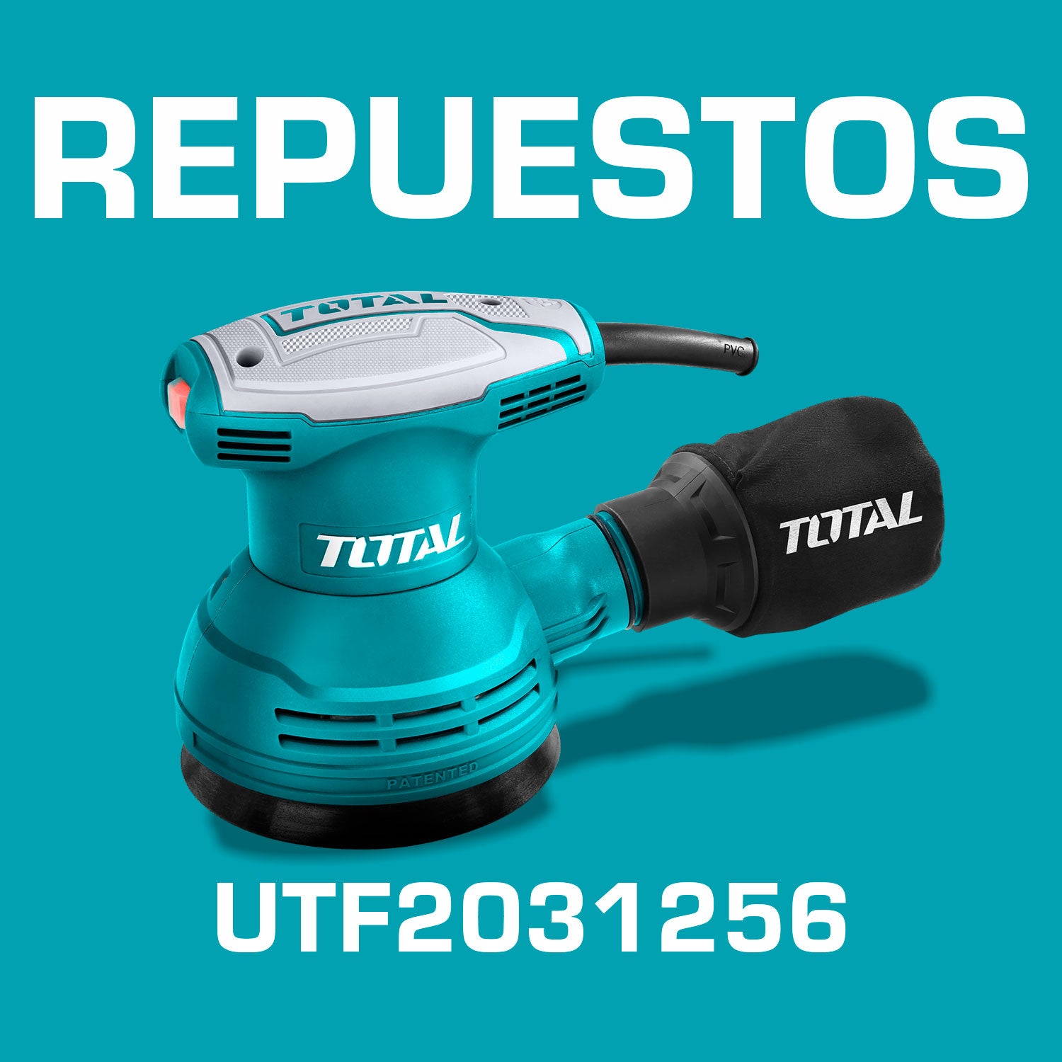 Repuestos Lijadora Orbital Potencia 320W. Codigo UTF2031256