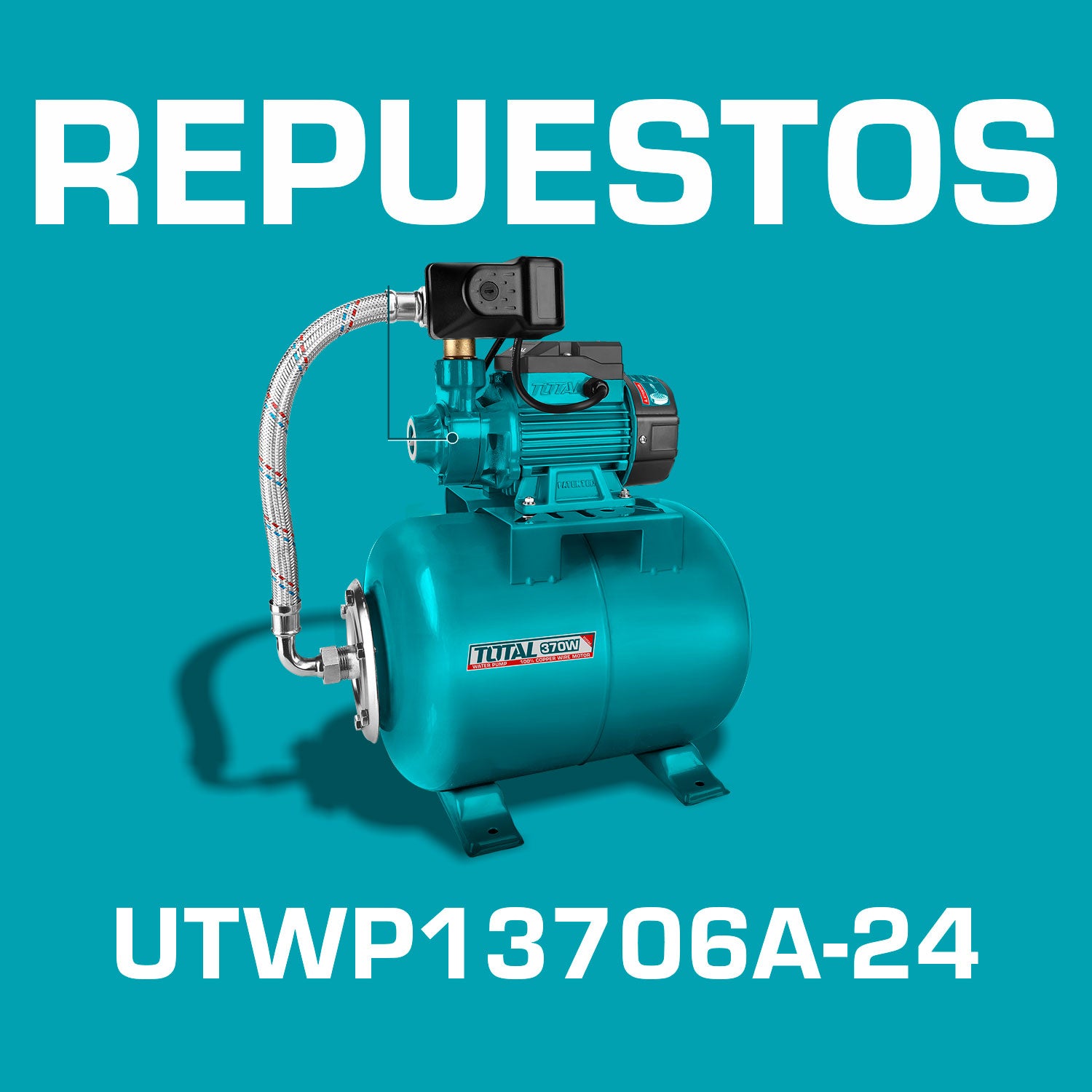 Repuestos Bomba presión constante automática 0.5 HP Codigo UTWP13706A-24