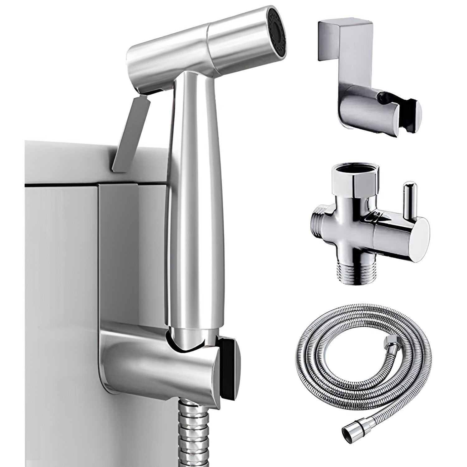 Grifo Ducha Telefono Para Inodoro Ducha Sanitaria Acero Inoxidable