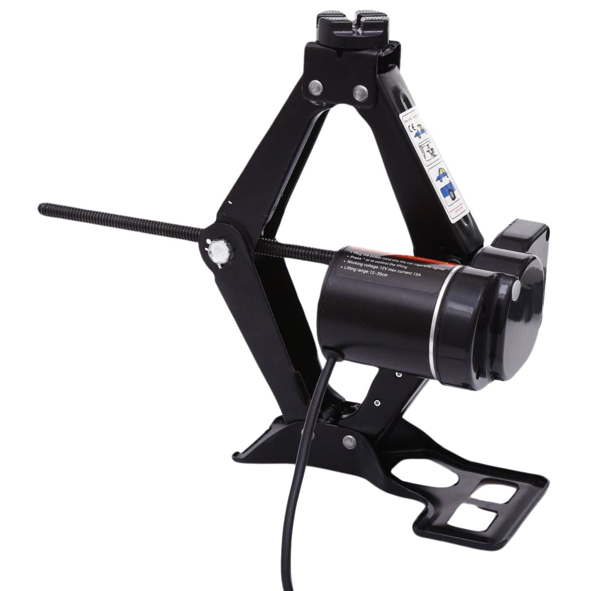 Gato Eléctrico de tijera para Autos 12V. Elevador para vehículos de hasta 4400lbs (2 toneladas).