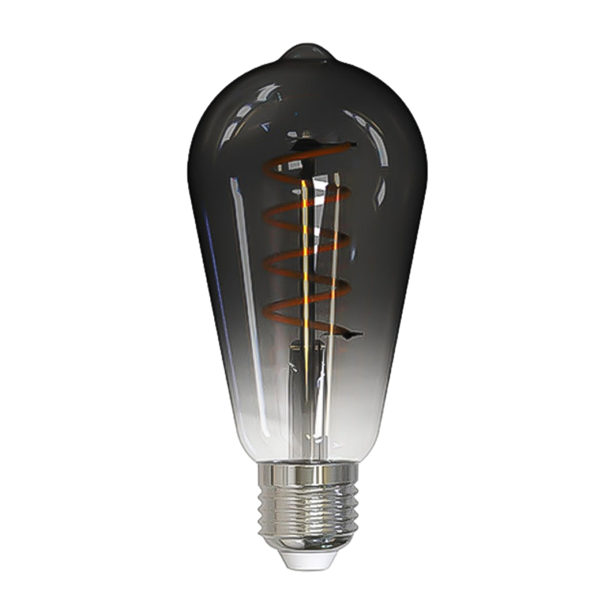 Bombillo LED Filamento ST64 E27 4W 2700K Ahumado Edison Vintage 400LM Luz Cálida Decorativo IP20
