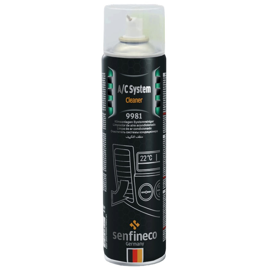 Espuma limpiadora para aire acondicionado de autos 520 ml. Senfineco